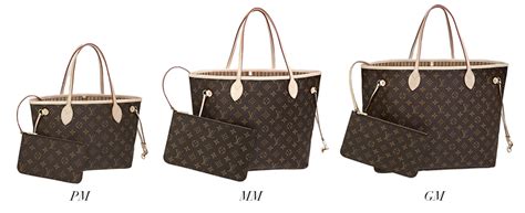 louis vuitton neverfull mm vs gm vs pm|louis Vuitton Neverfull MM.